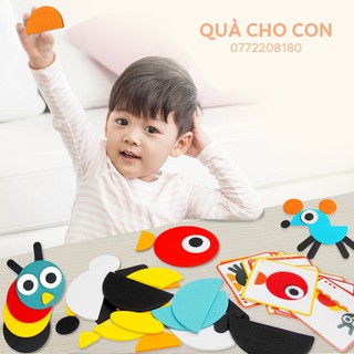 BỘ XẾP HÌNH KHỐI ZE GÉOANIMO BLOCKS - PATTERN BLOCKS