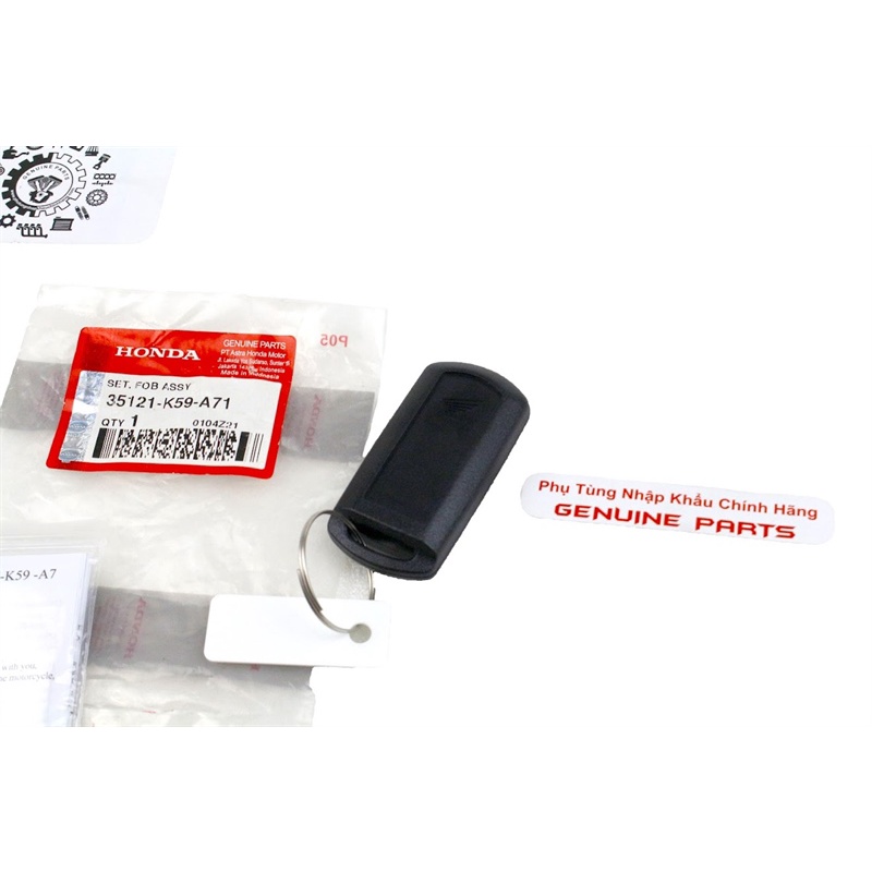 Remote chìa khóa smartkey VARIO CLICK, AB, LEAD, VISION, SH, SCOOPY, chính hãng Honda Thailand 35111-K59-T11