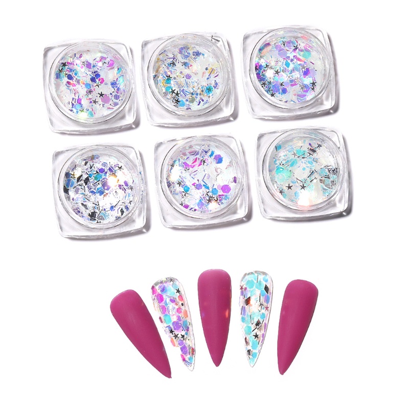 Bột Kim Tuyến Lấp Lánh Trang Trí Móng Tay Nghệ Thuật YOUYO