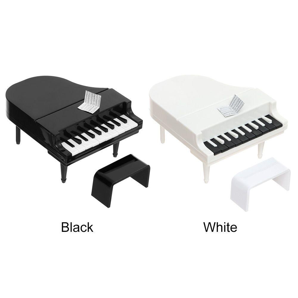 Mô Hình Đàn Piano Trắng Đen Trang Trí Nhà Búp Bê