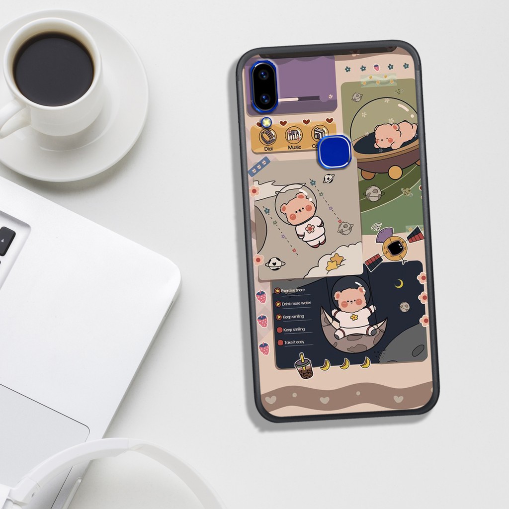 ỐP LƯNG VIVO V9/Y85/Y91/Y93/Y95/Y97, IN HÌNH PHI HÀNH GIA NGỘ NGHĨNH ĐÁNG YÊU.