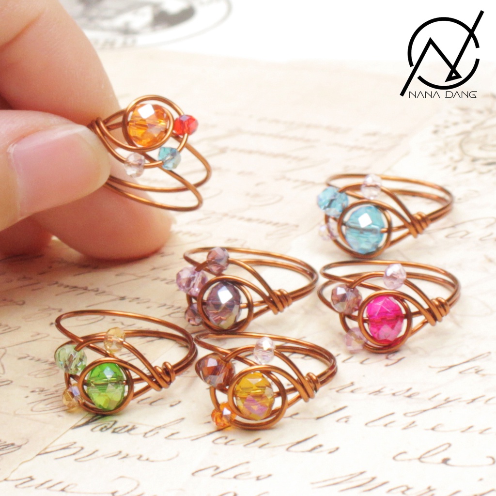 Nhẫn phale Handmade đẹp lạ bằng đồng đẹp lạ cho nữ