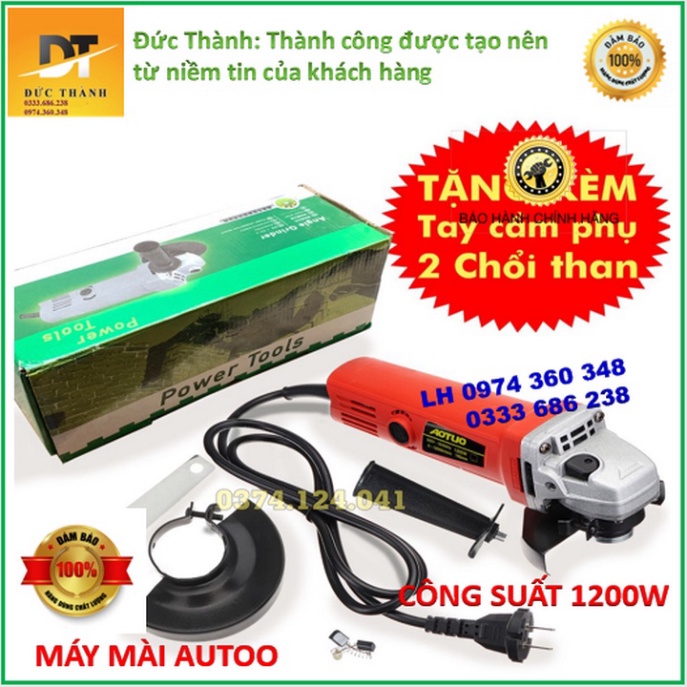 Siêu hot Máy mài góc Autoo 1200W. 100% lõi đồng.