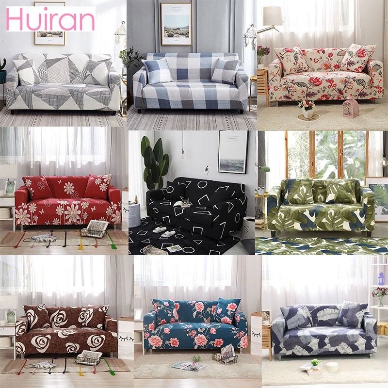 Set 1/2/3/4 áo bọc ghế sofa họa tiết đơn giản chất lượng