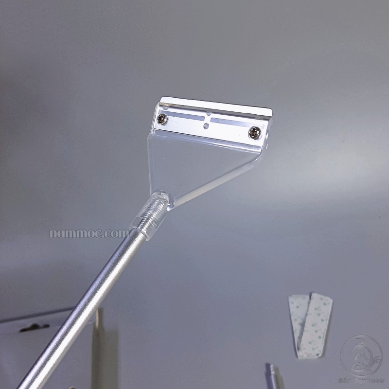 Cây Cạo Rêu Nhôm &amp; Acrylic - Bản Rộng | Phụ Kiện Cạo Rêu, Vệ Sinh Bể Cá Cảnh, Bể Thuỷ Sinh