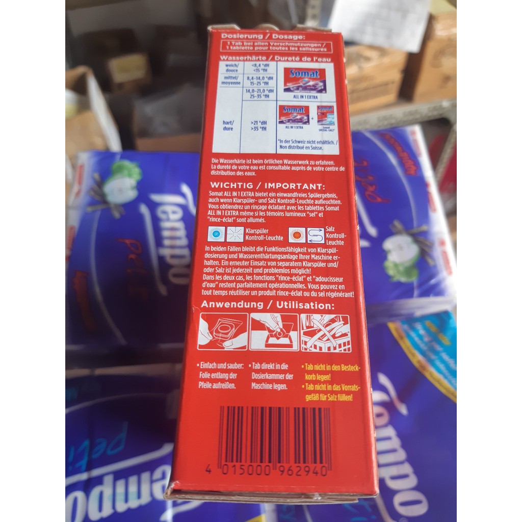Viên rửa bát và làm bóng cao cấp Somat All in 1 - 10 Multi 25 Viên