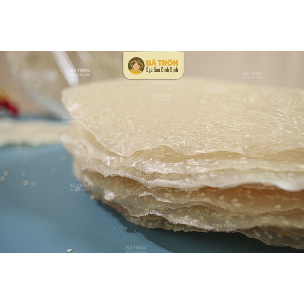 [Nguyên Gốc Bình Định]_Bánh Tráng Mè Trắng Nướng_DÀY THƠM MÈ
