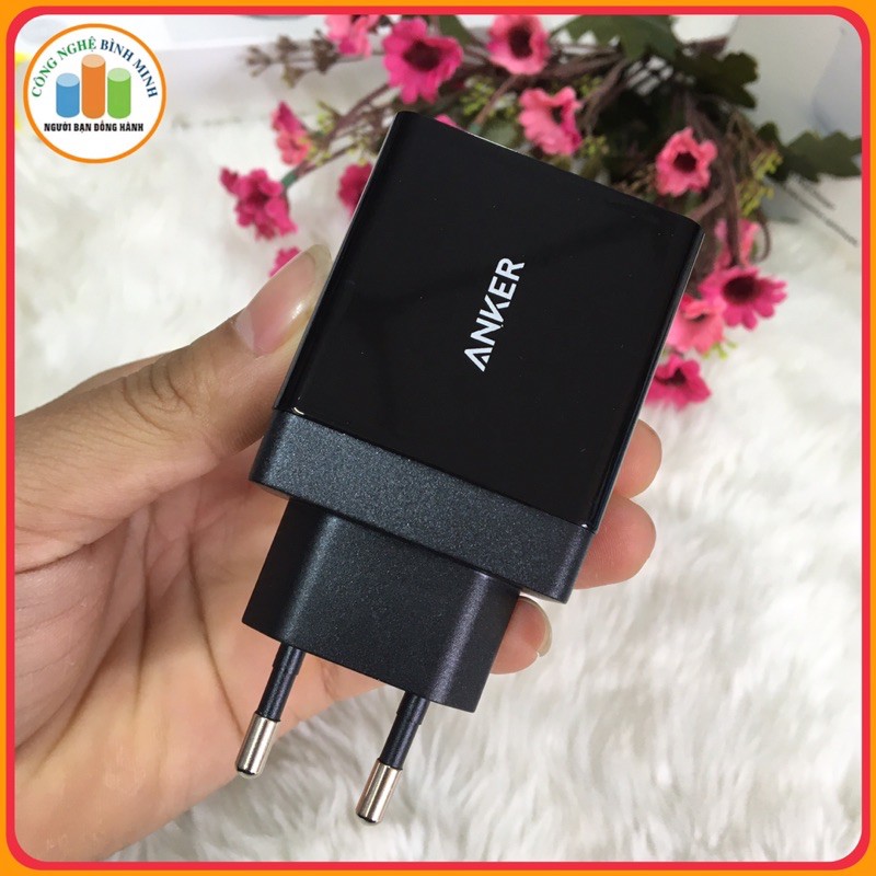 Củ Sạc ANKER A2013 PowerPort+ Chân tròn Quick Charge 3.0 USB IQ