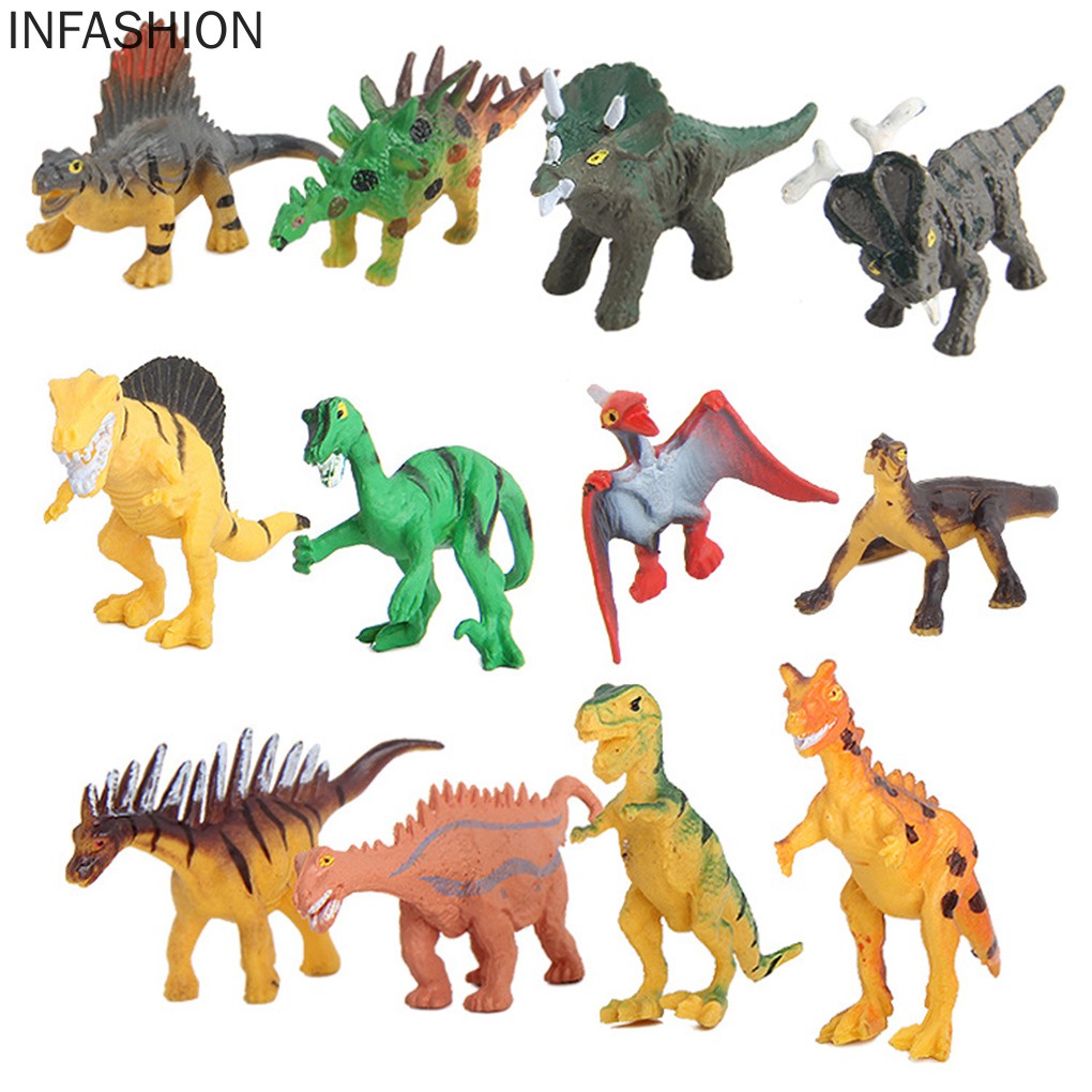 Set 12 Mô Hình Khủng Long Bằng Nhựa Cho Bé