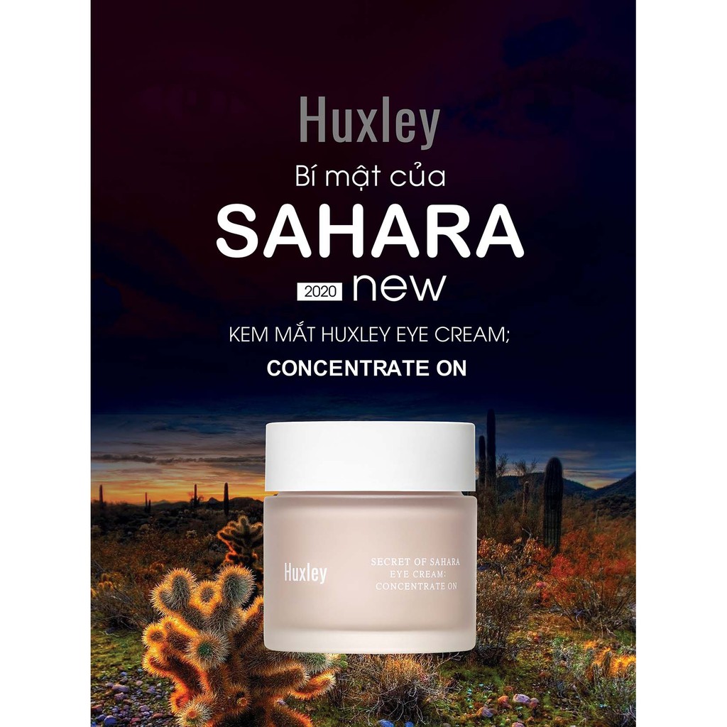 Kem Dưỡng Mắt Chống Lão Hóa Huxley Eye Cream - Concentrate On 30ml