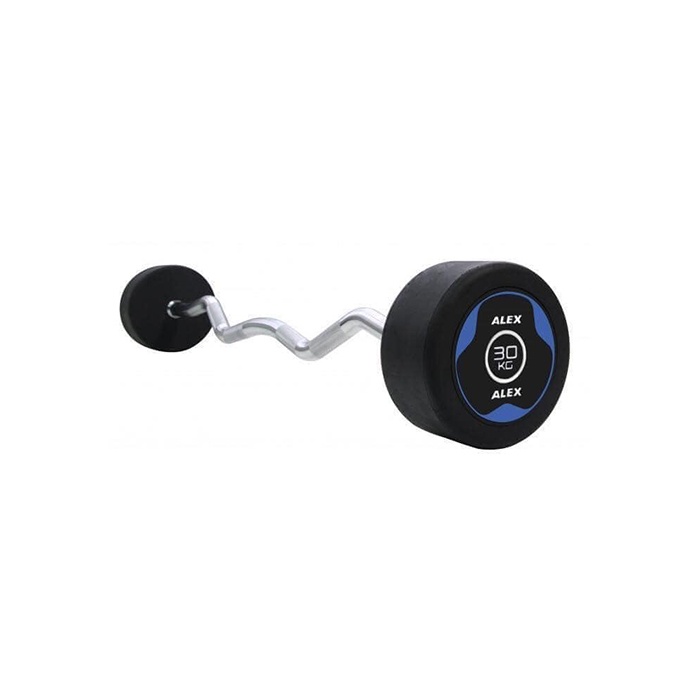 Tạ Đòn Thanh Chữ Z Rotating Curl Rubber Barbell Alex