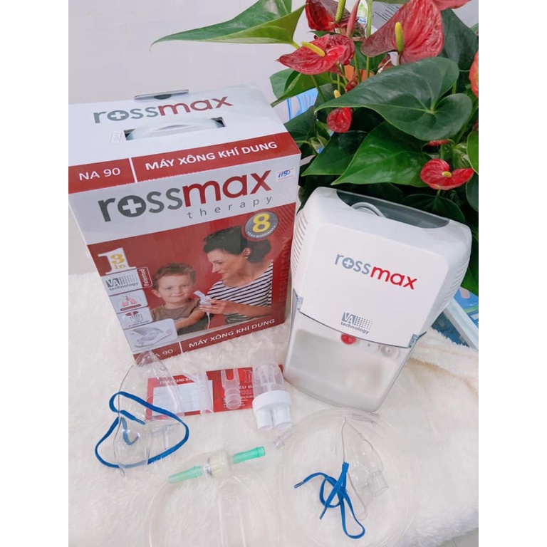 Máy xông khí dung 2 trong 1 Rossmax NA90 Kèm bầu hút dịch mũi