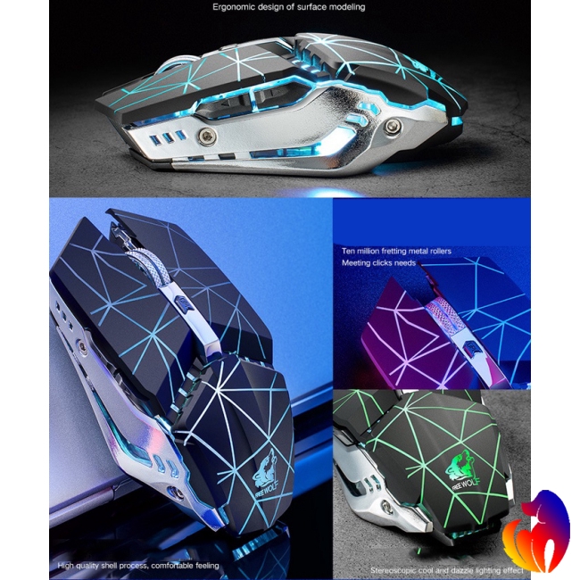 Blackhole Chuột Quang Không Dây 2.4g 2400dpi Cho Laptop