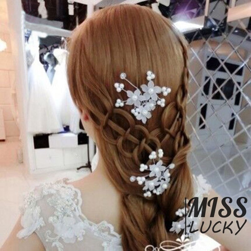 Phụ kiện tóc thời trang thanh tú cho cô dâu