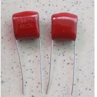 100 con tụ 224/400v cho mạch nguồn xung, classd.
