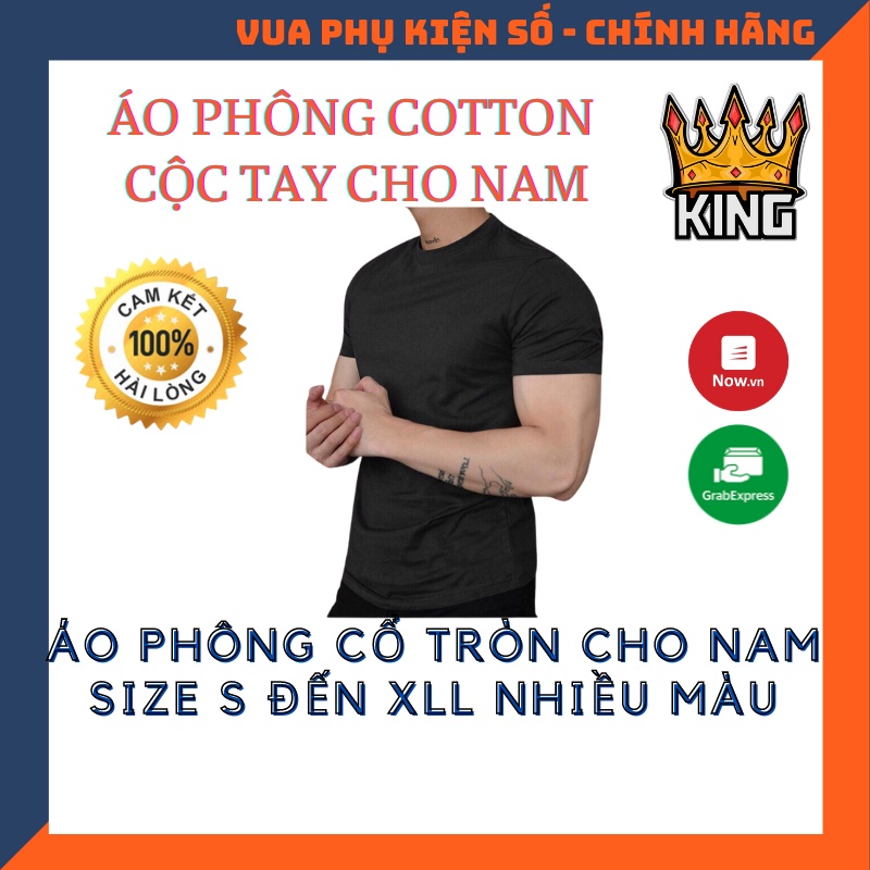 Áo phông cotton nam siêu thoáng mát, nam tính, chất đẹp | WebRaoVat - webraovat.net.vn