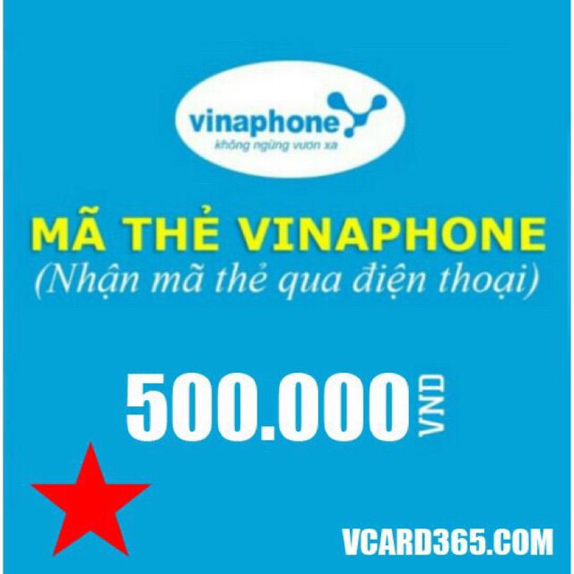 Thẻ vinaphone 500.000