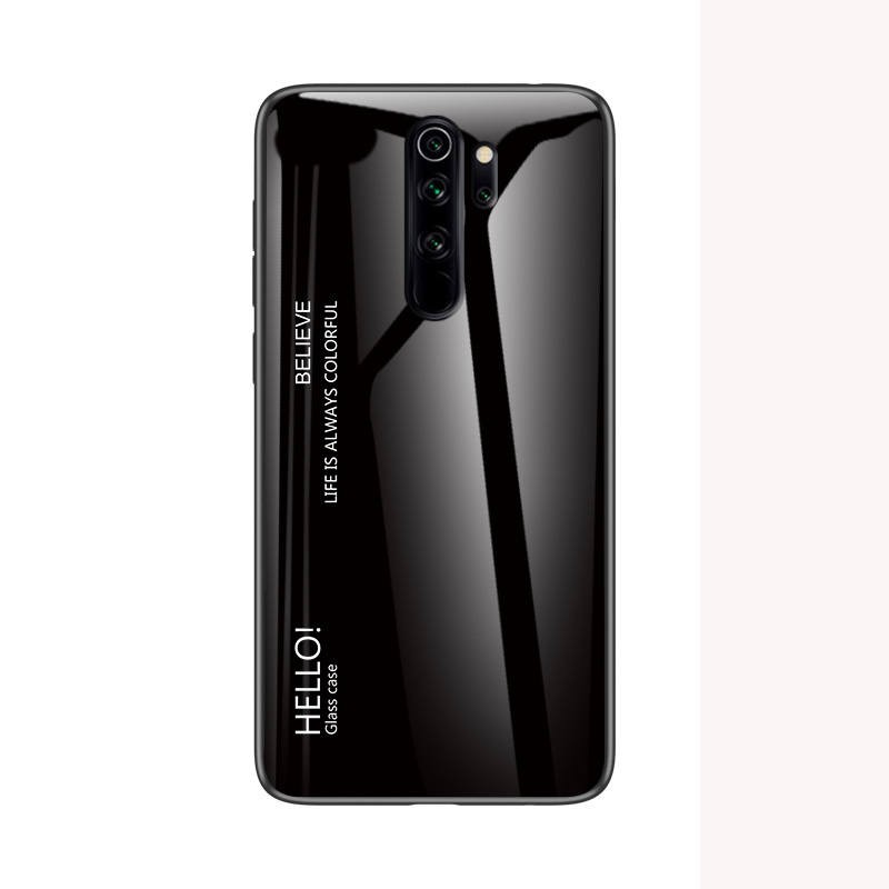 Ốp Điện Thoại Kính Cường Lực Màu Gradient Cho Xiaomi Redmi Note 8 Pro Note8