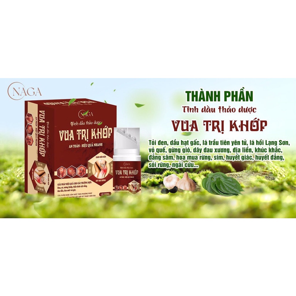 TINH DẦU THẢO DƯỢC VUA TRỊ KHÓP 130ml
