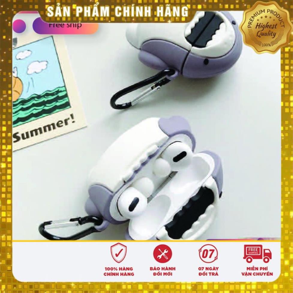 🔥 Case Ap 1/2 & Pro 🔥 Freeship 🔥 VỎ BỌC MODEL Cá Mập Cute- Case Cho Tai Nghe Không Dây (Bluetooth) | BigBuy360 - bigbuy360.vn