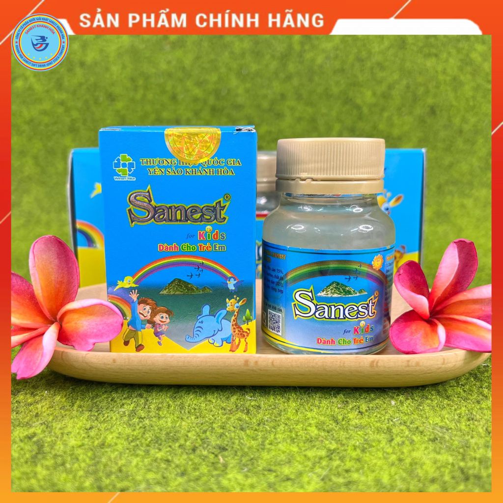 ( Combo 15 lọ tặng 1 lọ) nước Yến Sào Sanest Trẻ Em