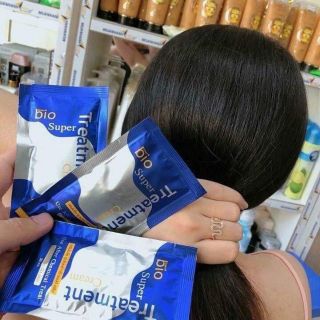 Ủ phục hồi tóc hư tổn Super Bio Treatment