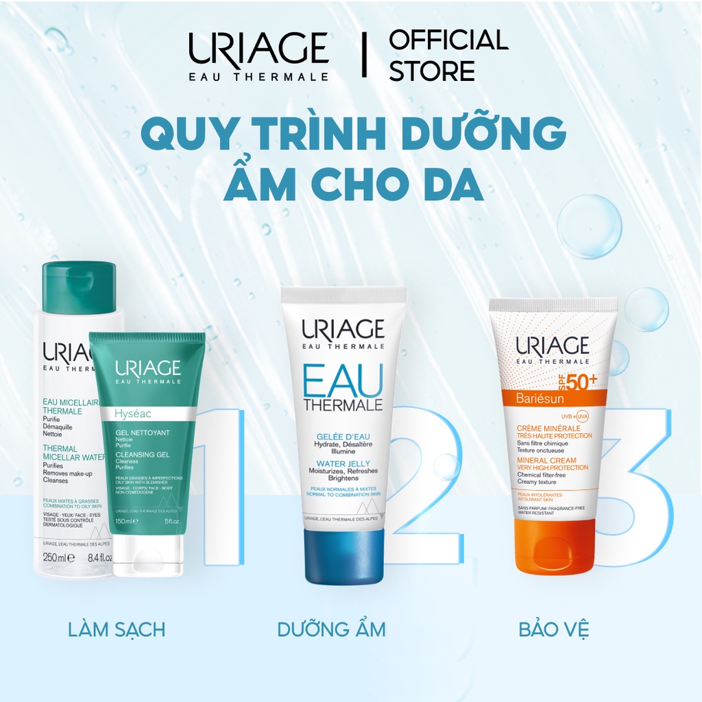 Dưỡng ẩm khoáng chuyên sâu dạng thạch nước URIAGE EAU THERMALE GELÉE D'EAU 40ml