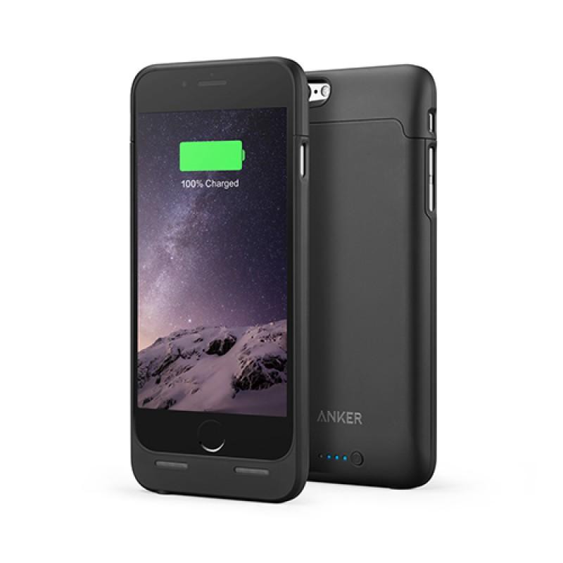 Ốp lưng kiêm pin sạc dự phòng ANKER Extended Battery Case 2850 mAh cho Iphone 6/6s Black