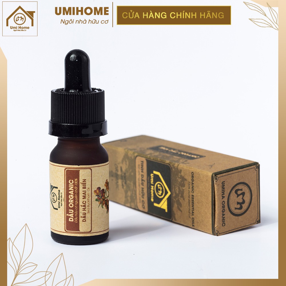 Dầu Hắc Mai Biển phục hồi tái tạo da hữu cơ UMIHOME nguyên chất | Sea buckthorn oil 100% Organic 10ML