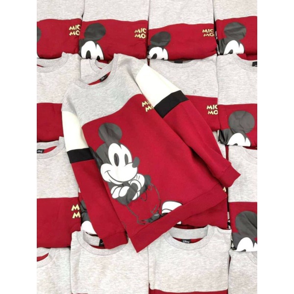 Áo nỉ mickey dư xịn 7/8-14/15 tuổi