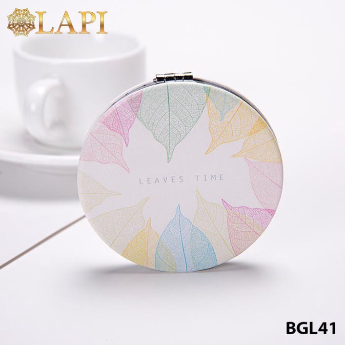 Gương tròn mini cầm tay gấp gọn tinh tế