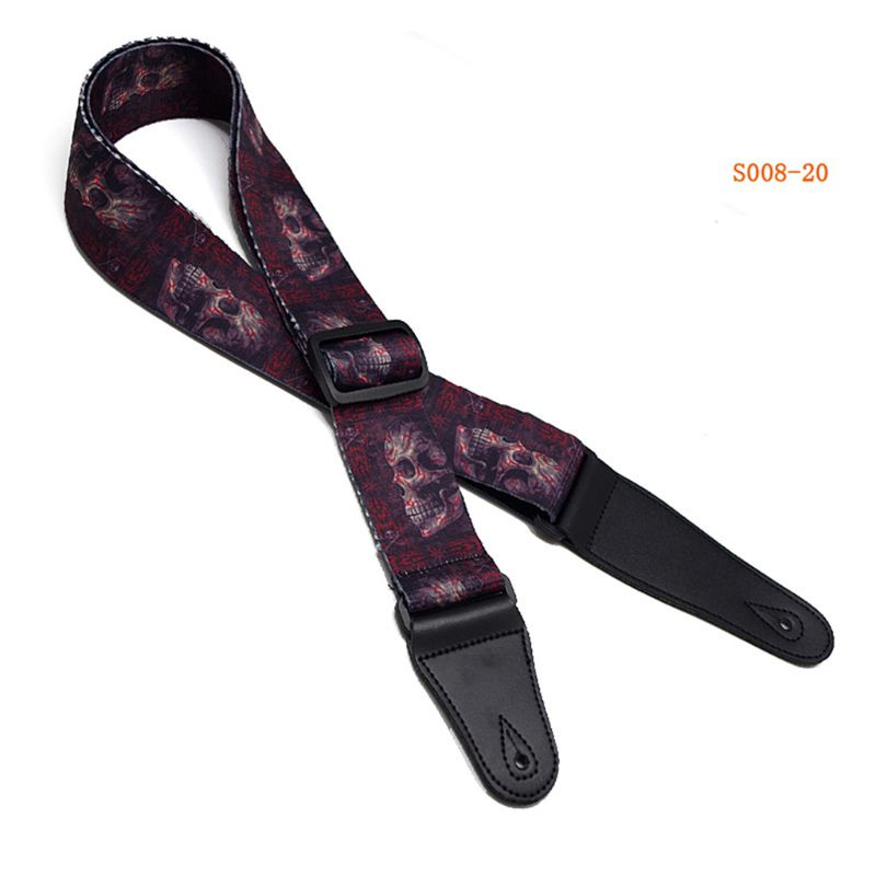 Dây Nylon Đeo Đàn Guitar Điện / Guitar Bass Nhiều Màu Sắc Tùy Chỉnh 12 Cái