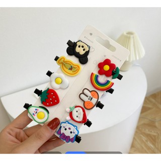 Set 10 kẹp tóc cho bé , kẹp tóc cho bé