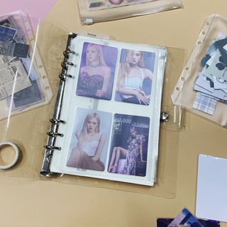 Túi zip sổ còng sổ planner khổ B5/A5/A6 T11