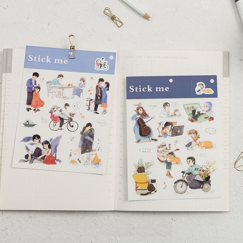 Sticker bóc dán cuộc sống vui vẻ