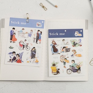 Sticker bóc dán cuộc sống vui vẻ.
