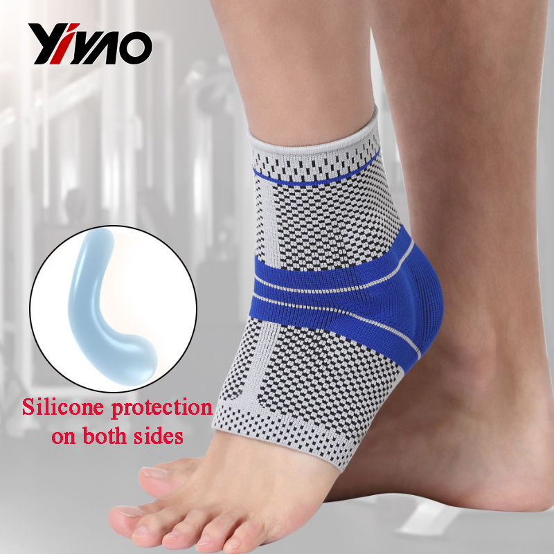 YIYAO 1 CÁI Đàn Hồi Mắt Cá Chân Hỗ Trợ Nẹp Giảm đau Giảm Chân Swelling Phòng Tập Thể Dục Thể Thao Bóng Rổ Taekwondo Bảo Vệ Gót Chân