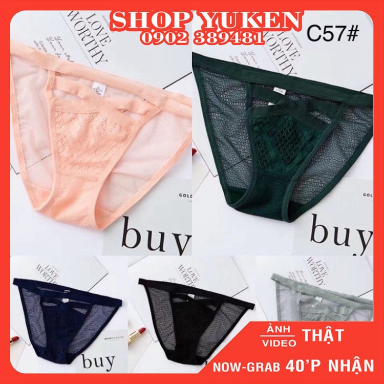 Quần Lót ren 1 dây chữ X siêu thoáng mát sexy C58
