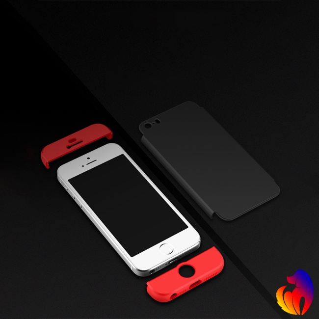 Blackhole For iPhone 5/5S/SE Slim 3 in 1 Hybrid Hard Case Full Body 360 Degree Protection Back Cover