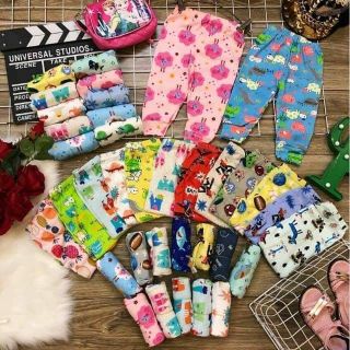 Set 5 quần bozip dài cho bé trai bé gái