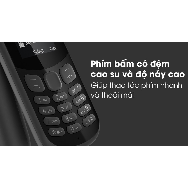 Điện thoại phổ thông Nokia 130 Dual Sim 2017