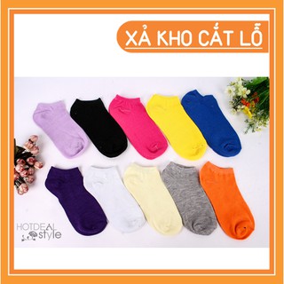 [[NHẬP MÃ SPE49077 HOÀN 10K XU] XẢ HÀNG TẤT VƠ CỔ NGẮN TRƠN