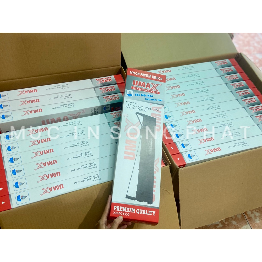 Combo 5 Hộp Ruy băng Mực In Máy In Kim Epson LQ 2170/2180/2080/LQ 2190