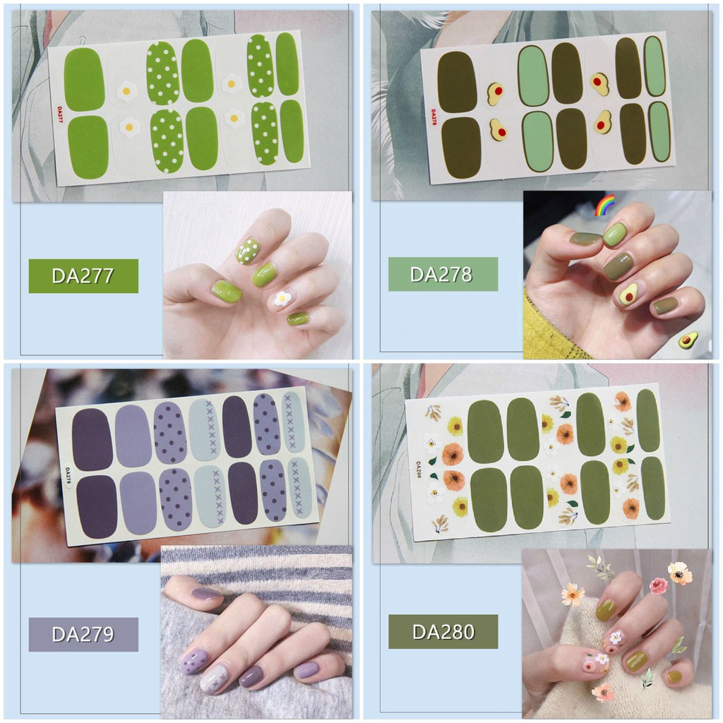 🌈 Set dán móng tay cực xinh