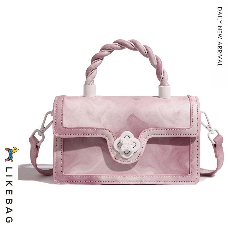 Túi đeo chéo, đeo vai thời trang LIKEBAG màu loang quai xoắn độc lạ 224ST6770-1 - LIBAGI