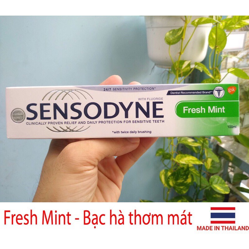 (Hot Deal Tháng 3) Kem đánh răng Sensodyne chống ê buốt làm trắng răng 100g (Thái Lan)