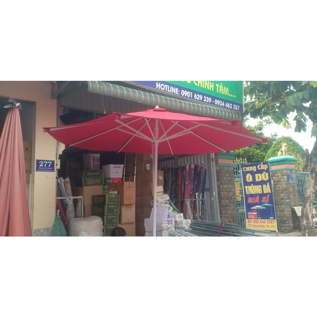 Dù Lớn Che Mưa Che Nắng Rộng 3m Chính Tâm KHÔNG ĐẾ