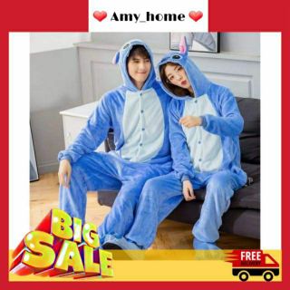 Bộ đồ thú stitch tinh nghịch lông mịn ❤ FREESHIP ❤ HCM ❤ Nhận mã giảm giá tối đa 20k
