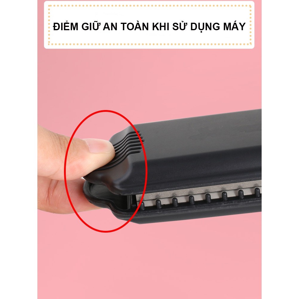 Máy Dập Xù (Bấm Xù) Bản To⚡CHÍNH HÃNG⚡,Có Điều Chỉnh Nhiệt Độ-Hàng Cao Cấp(Bảo Hành 12 Tháng)