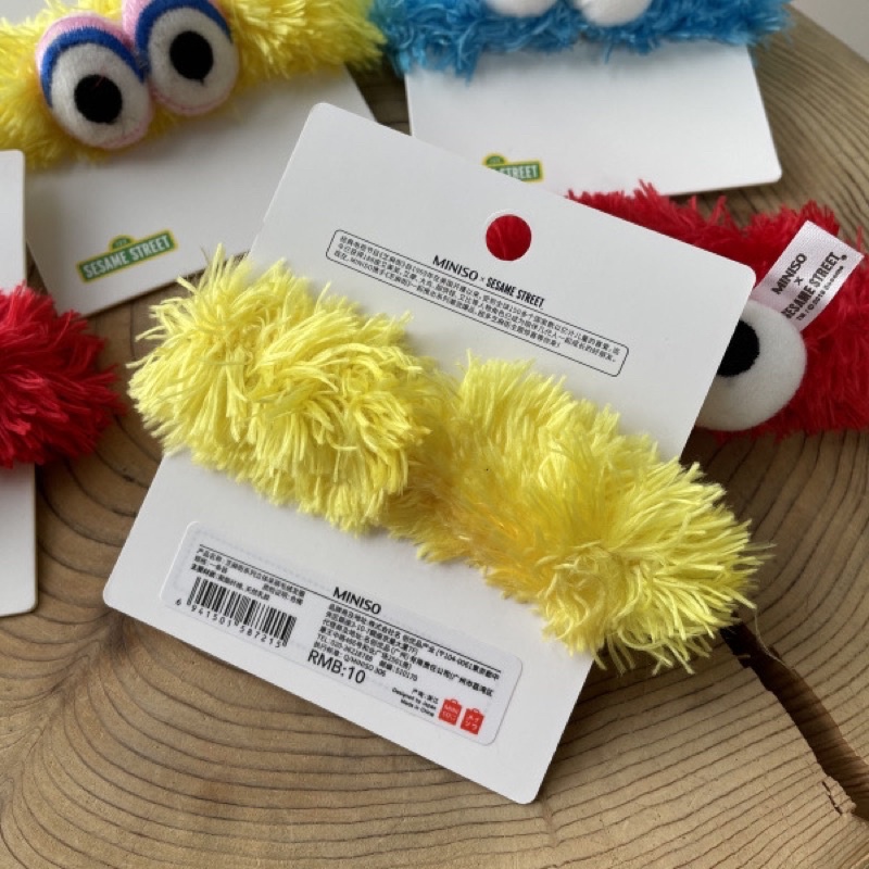 Dây buộc tóc Miniso x Sesame Street ngộ nghĩnh cho bé 3 màu